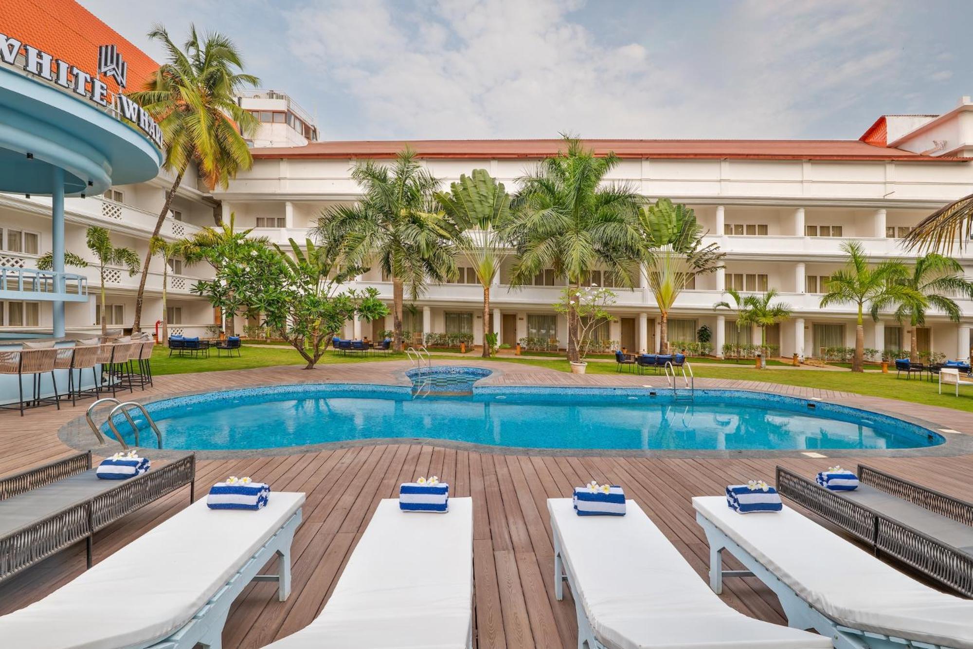 White Wharf Beach Resort Morjim Goa Exterior photo